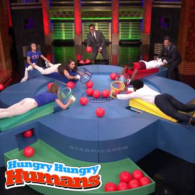 Aly Raisman and the "Final Five" play Hungry Hungry Humans with Jimmy Fallon
