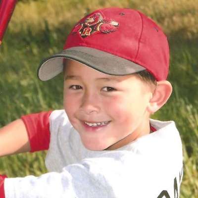 Baylor Fredrickson, catcher for the Red Wings Little League team.