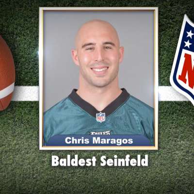 Eagles' Chris Maragos voted "Baldest Seinfeld"