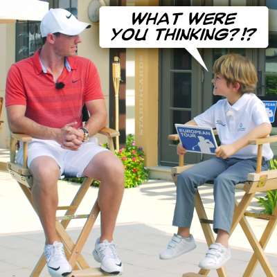European Tour's Billy interviews Rory McIlroy in Dubai
