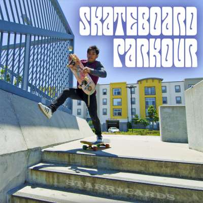 Jose Angeles tries skateboard parkour in San Francisco