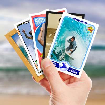 Make your own surfing card with Starr Cards.