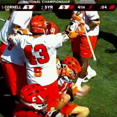 Syracuse ties against Cornell in the greatest lacrosse game ever