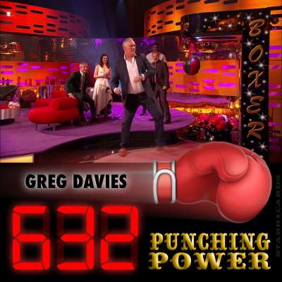 Actor Greg Davies scores 632 on arcade boxing machine on 'The Graham Norton Show'
