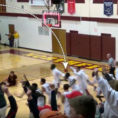 Austin Packers power forward Oman Oman hits full-court game winner vs Northfield Raiders