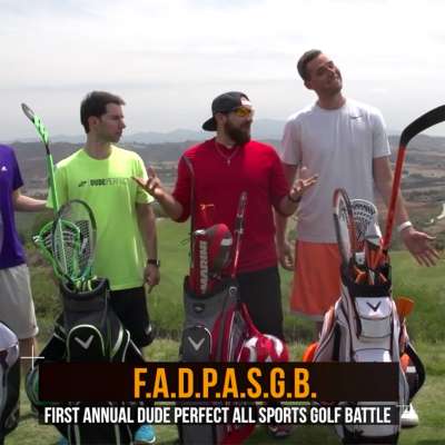 Dude Perfect All Sports Golf Battle