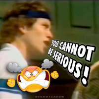 John McEnroe's "You Cannot Be Serious" rant