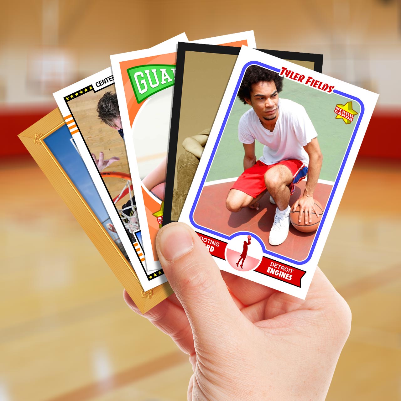 How To Make A Basketball Card