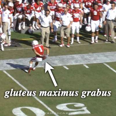 Nebraska wide receiver Jordan Westerkamp makes a butt catch