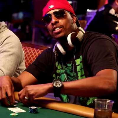 Paul Pierce plays at the World Series of Poker.