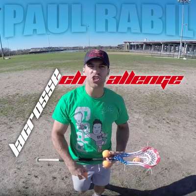Paul Rabil lacrosse challenge
