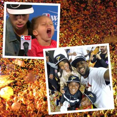 Riley Curry vs Bryce and Bronny James in The Battle of Cute