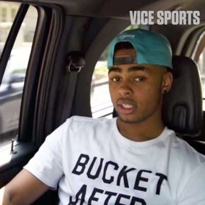 Rolling through Los Angeles with Lakers guard D'Angelo Russell