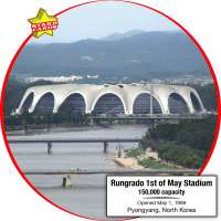 Rungrado 1st of May Stadium, Pyongyang, North Korea