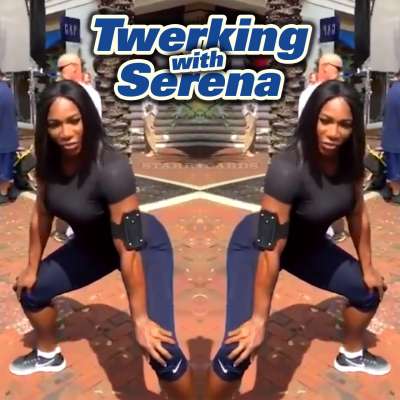 Serena Willams gives a twerking lesson on SnapChat