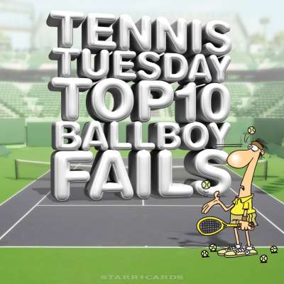 Tennis Tuesday: Top 10 Ball-Boy Fails (headlined by interactions with Andy Murray) presented by Starr Cards