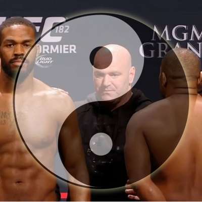 Yin Yang: Jon Jones and Daniel Cormier before UFC 182